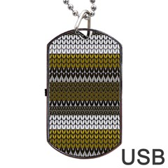 Pattern Dog Tag Usb Flash (one Side)