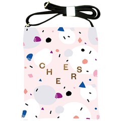 Cheers Polkadot Circle Color Rainbow Shoulder Sling Bags by Mariart