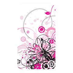 Wreaths Frame Flower Floral Pink Black Memory Card Reader by Mariart