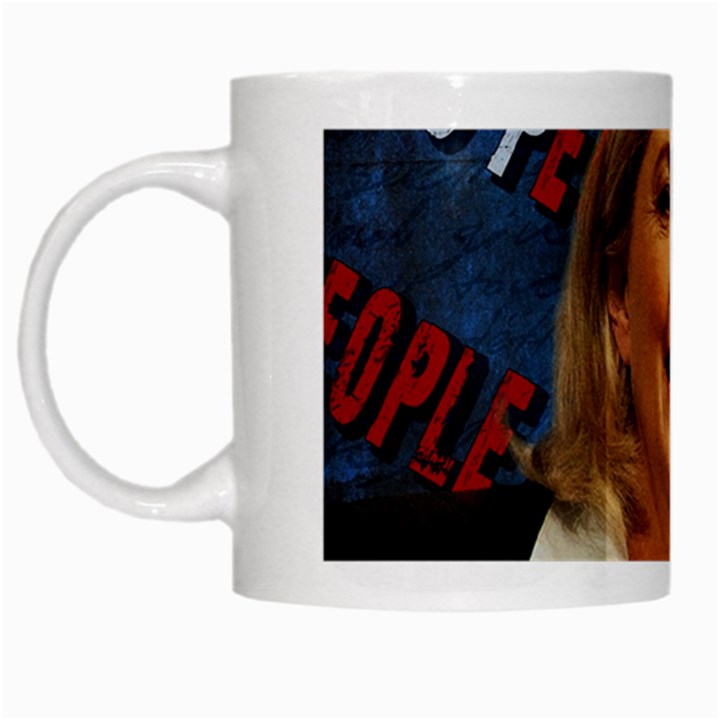 Marine Le Pen White Mugs