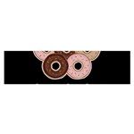 Five donuts in one minute  Satin Scarf (Oblong) Front