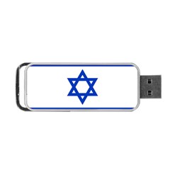 Flag Of Israel Portable Usb Flash (one Side) by abbeyz71