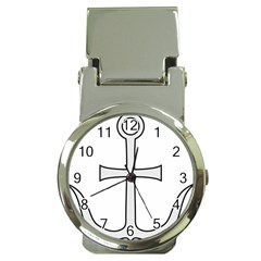 Anchored Cross  Money Clip Watches by abbeyz71