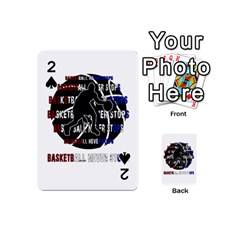 Basketball Never Stops Playing Cards 54 (mini)  by Valentinaart