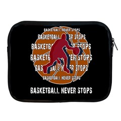 Basketball Never Stops Apple Ipad 2/3/4 Zipper Cases by Valentinaart