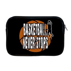 Basketball Never Stops Apple Macbook Pro 17  Zipper Case by Valentinaart