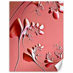 Amazing Floral Fractal B Canvas 18  X 24   by Fractalworld