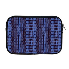 Wrinkly Batik Pattern   Blue Black Apple Macbook Pro 17  Zipper Case by EDDArt