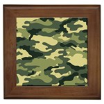 Camouflage Camo Pattern Framed Tiles