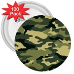 Camouflage Camo Pattern 3  Buttons (100 pack) 