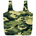 Camouflage Camo Pattern Full Print Recycle Bags (L) 