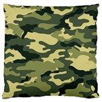 Camouflage Camo Pattern Large Flano Cushion Case (One Side)