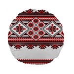 Consecutive Knitting Patterns Vector Standard 15  Premium Flano Round Cushions