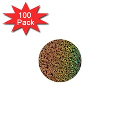 Crystals Rainbow 1  Mini Buttons (100 Pack)  by Mariart