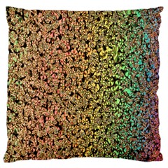Crystals Rainbow Large Flano Cushion Case (one Side) by Mariart