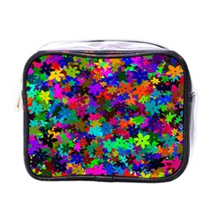 Flowersfloral Star Rainbow Mini Toiletries Bags by Mariart