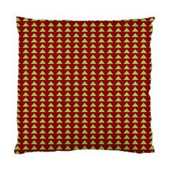 Hawthorn Sharkstooth Triangle Green Red Standard Cushion Case (one Side) by Mariart