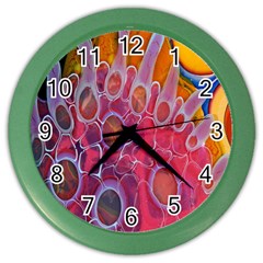 Micro Macro Belle Fisher Nature Stone Color Wall Clocks by Mariart