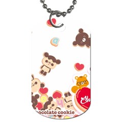 Chocopa Panda Dog Tag (two Sides) by Nexatart