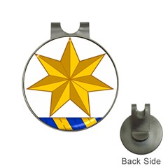 Star Yellow Blue Hat Clips With Golf Markers by Mariart