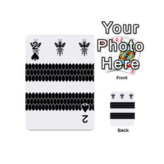 Wasp Bee Hive Black Animals Playing Cards 54 (mini) 