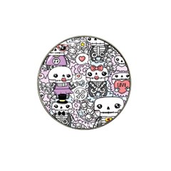 Kawaii Graffiti And Cute Doodles Hat Clip Ball Marker by Nexatart