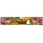 Cute Food Wallpaper Picture Flano Scarf (Large) Back