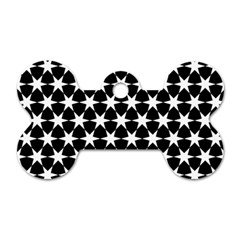 Star Egypt Pattern Dog Tag Bone (one Side)