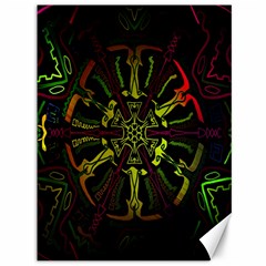 Inner Peace Star Space Rainbow Canvas 36  X 48   by Mariart