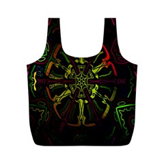 Inner Peace Star Space Rainbow Full Print Recycle Bags (m)  by Mariart