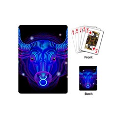 Sign Taurus Zodiac Playing Cards (mini)  by Mariart