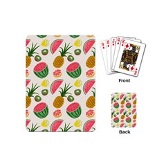 Fruits Pattern Playing Cards (mini)  by Nexatart