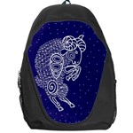 Aries Zodiac Star Backpack Bag Front