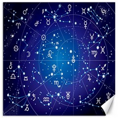 Astrology Illness Prediction Zodiac Star Canvas 12  X 12   by Mariart