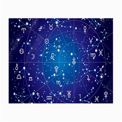 Astrology Illness Prediction Zodiac Star Small Glasses Cloth (2-side) by Mariart