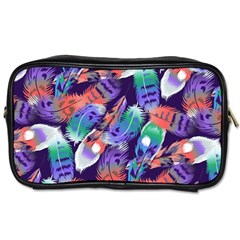 Bird Feathers Color Rainbow Animals Fly Toiletries Bags by Mariart