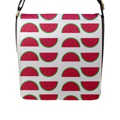 Watermelon Pattern Flap Messenger Bag (l) 