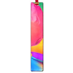 Paint Rainbow Color Blue Red Green Blue Purple Large Book Marks by Mariart