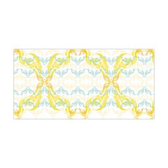 Crane White Yellow Bird Eye Animals Face Mask Yoga Headband by Mariart