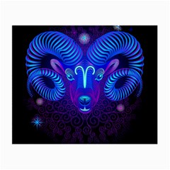 Sign Aries Zodiac Small Glasses Cloth by Mariart