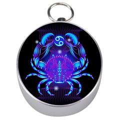 Sign Cancer Zodiac Silver Compasses by Mariart