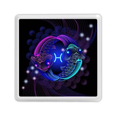 Sign Pisces Zodiac Memory Card Reader (square)  by Mariart