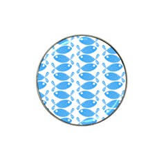 Fish Pattern Background Hat Clip Ball Marker by Nexatart