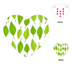 Spring Pattern Playing Cards (heart)  by Nexatart