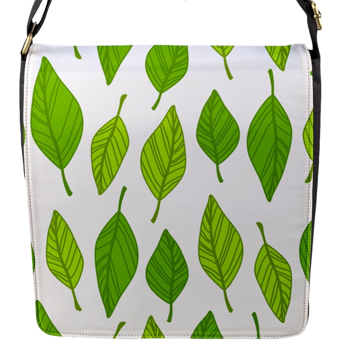 Spring Pattern Flap Messenger Bag (S)