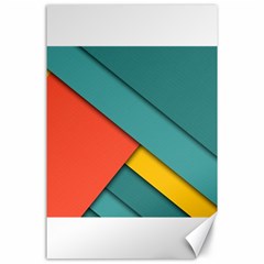 Color Schemes Material Design Wallpaper Canvas 24  X 36  by Nexatart