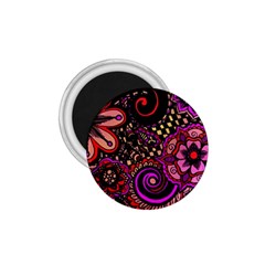Sunset Floral 1 75  Magnets by Nexatart