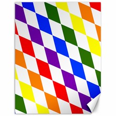Rainbow Flag Bavaria Canvas 12  X 16   by Nexatart
