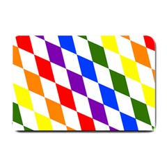 Rainbow Flag Bavaria Small Doormat  by Nexatart