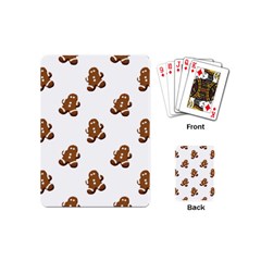 Gingerbread Seamless Pattern Playing Cards (mini)  by Nexatart
